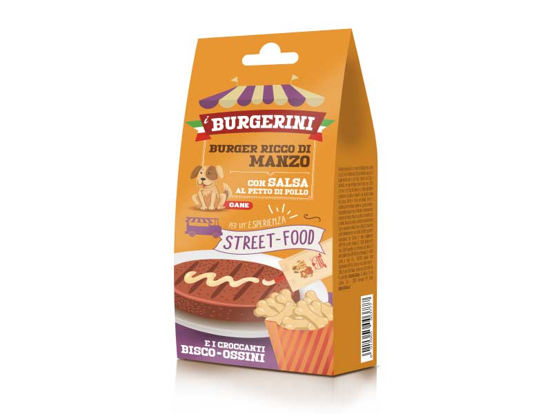 merenda burger per cane