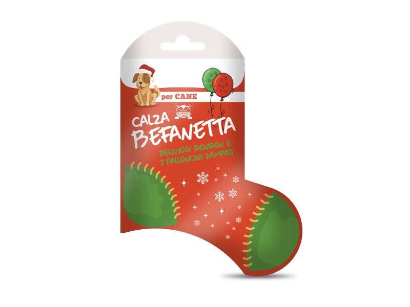 calza befana cane