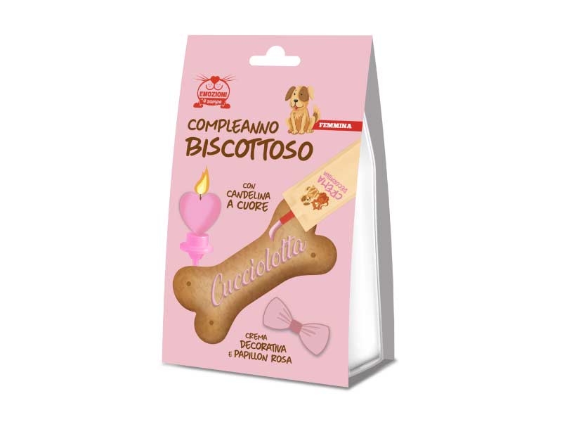 biscotto di compleanno cane femmina