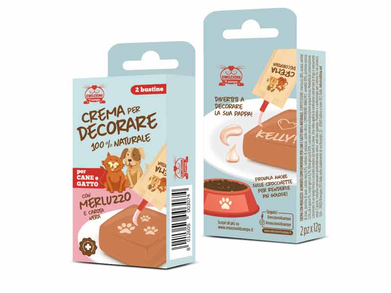 crema decorativa merluzzo