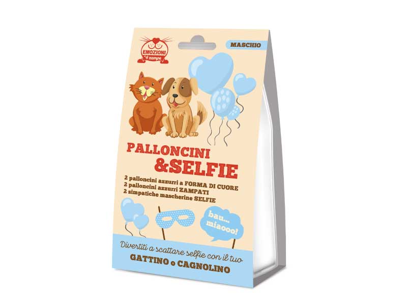 palloncini cane e gatto maschio