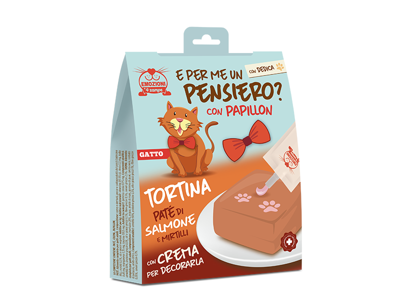 tortina per gatti salmone